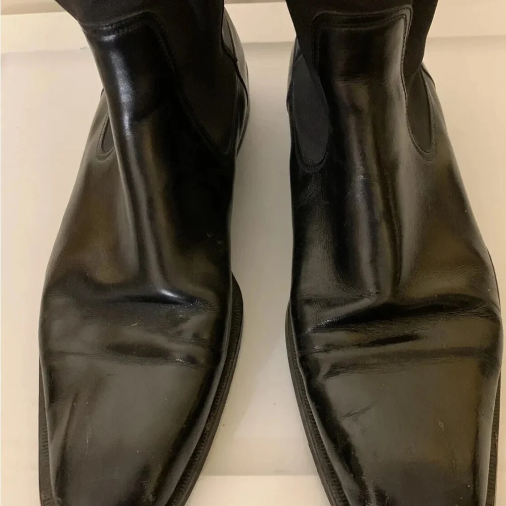 Massimo‎ Emporio Men's sz 10.5 Black Leather Boots